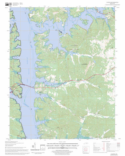 US Forest Service - Topo Canton, KY FSTopo Legacy digital map