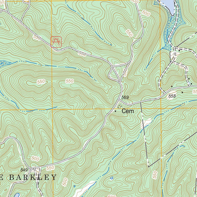 US Forest Service - Topo Canton, KY FSTopo Legacy digital map