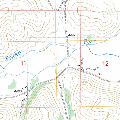 US Forest Service - Topo Canyon Creek, MT FSTopo Legacy digital map