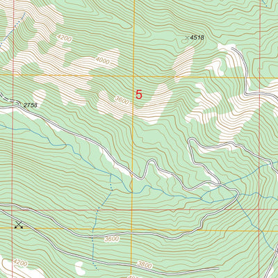 US Forest Service - Topo Canyon Lake, WA FSTopo Legacy digital map