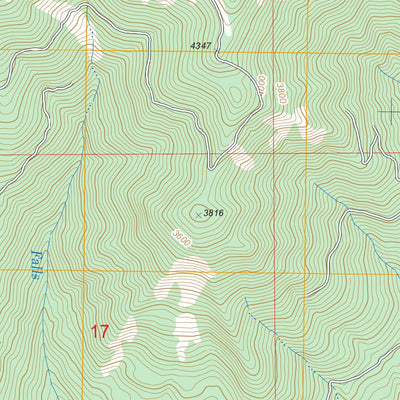 US Forest Service - Topo Canyon Lake, WA FSTopo Legacy digital map