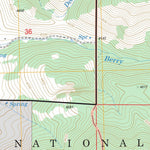US Forest Service - Topo Canyon Mountain, OR FSTopo Legacy digital map