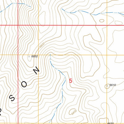US Forest Service - Topo Cape Horn, NV FSTopo Legacy digital map