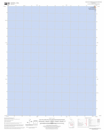 US Forest Service - Topo Cape San Martin OE W, CA FSTopo Legacy digital map