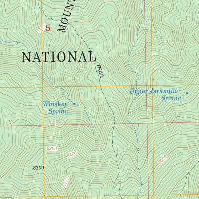 US Forest Service - Topo Capilla Peak, NM FSTopo Legacy digital map