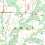 US Forest Service - Topo Capitan Pass, NM FSTopo Legacy digital map