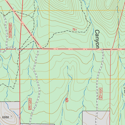 US Forest Service - Topo Capitan Peak, NM FSTopo Legacy digital map