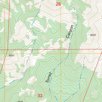 US Forest Service - Topo Capitan Peak, NM FSTopo Legacy digital map