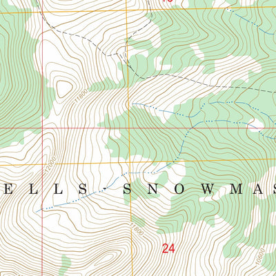 US Forest Service - Topo Capitol Peak, CO FSTopo Legacy digital map
