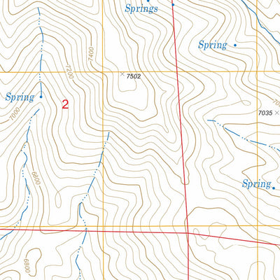 US Forest Service - Topo Capitol Peak, NV FSTopo Legacy digital map
