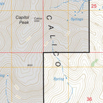 US Forest Service - Topo Capitol Peak, NV FSTopo Legacy digital map