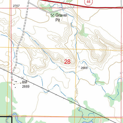 US Forest Service - Topo Caputa NE, SD FSTopo Legacy digital map