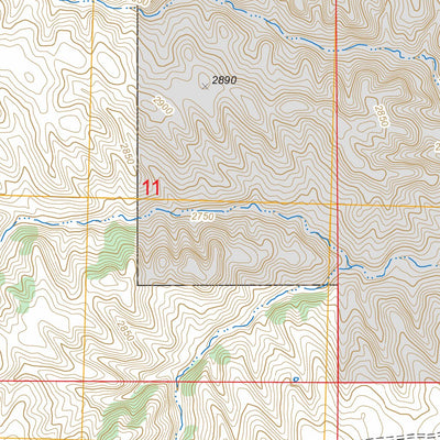 US Forest Service - Topo Caputa NE, SD FSTopo Legacy digital map