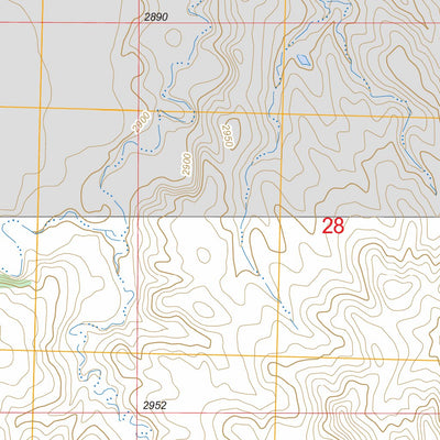 US Forest Service - Topo Caputa, SD FSTopo Legacy digital map