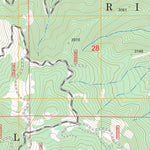 US Forest Service - Topo Carberry Creek, OR - CA FSTopo Legacy digital map