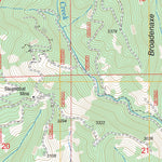 US Forest Service - Topo Carberry Creek, OR - CA FSTopo Legacy digital map