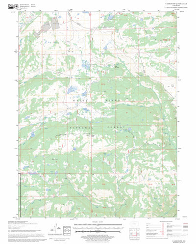 US Forest Service - Topo Carbonate, CO FSTopo Legacy digital map