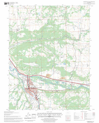 US Forest Service - Topo Carbondale, CO FSTopo Legacy digital map