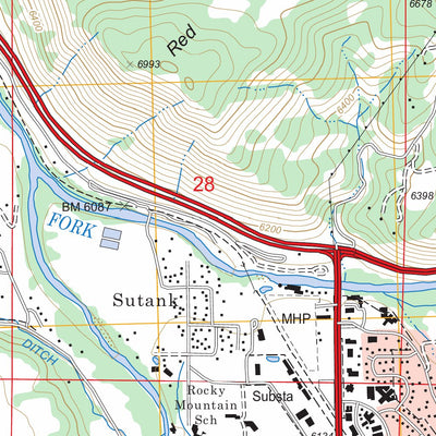 US Forest Service - Topo Carbondale, CO FSTopo Legacy digital map