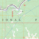 US Forest Service - Topo Caribou, CA FSTopo Legacy digital map