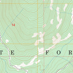 US Forest Service - Topo Caribou Creek, ID FSTopo Legacy digital map