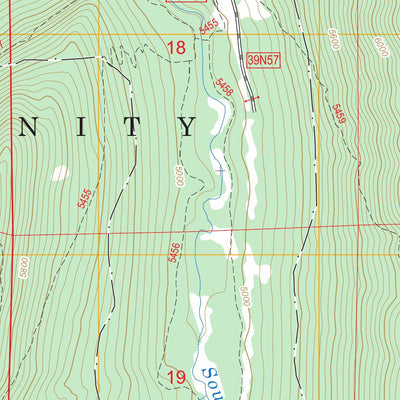 US Forest Service - Topo Caribou Lake, CA FSTopo Legacy digital map
