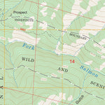 US Forest Service - Topo Caribou Lake, CA FSTopo Legacy digital map
