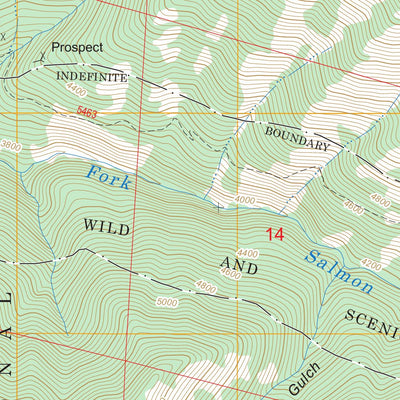 US Forest Service - Topo Caribou Lake, CA FSTopo Legacy digital map