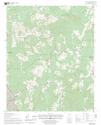 US Forest Service - Topo Carlisle SE, SC FSTopo Legacy digital map