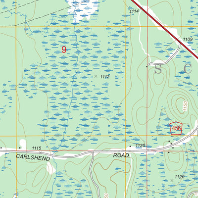 US Forest Service - Topo Carlshend, MI FSTopo Legacy digital map