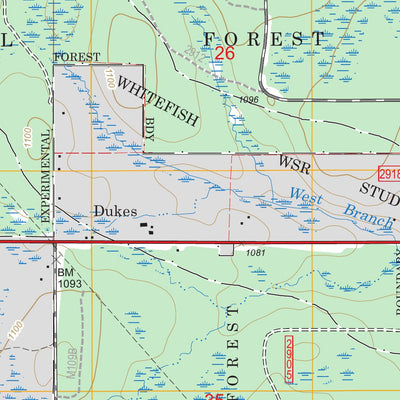 US Forest Service - Topo Carlshend, MI FSTopo Legacy digital map