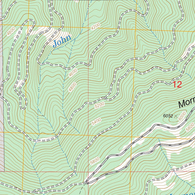 US Forest Service - Topo Carlton Lake, MT FSTopo Legacy digital map