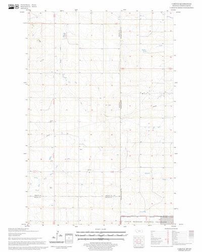 US Forest Service - Topo Carlyle, MT - ND FSTopo Legacy digital map