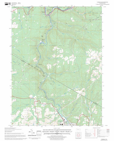 US Forest Service - Topo Carman, PA FSTopo Legacy digital map