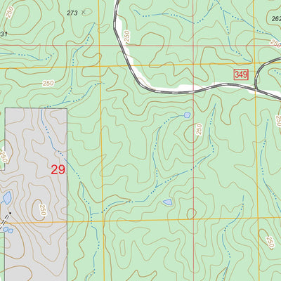 US Forest Service - Topo Carnes, MS FSTopo Legacy digital map