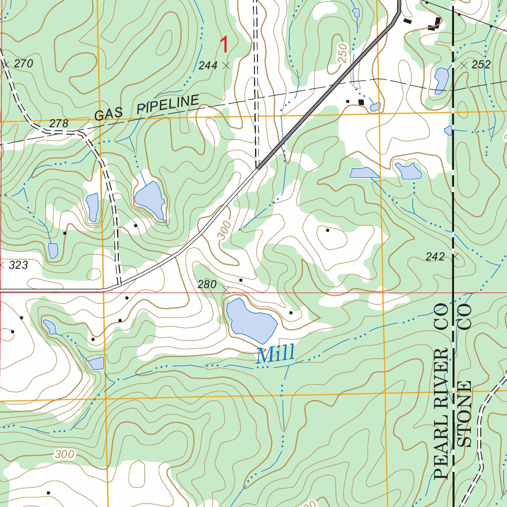 Carnes, MS FSTopo Legacy Map by US Forest Service - Topo | Avenza Maps