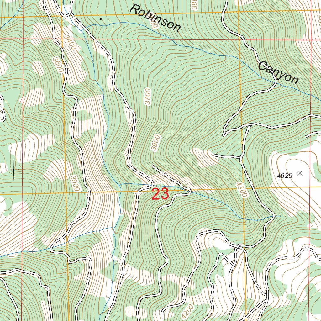 Carney Butte, OR FSTopo Legacy Map by US Forest Service - Topo | Avenza ...