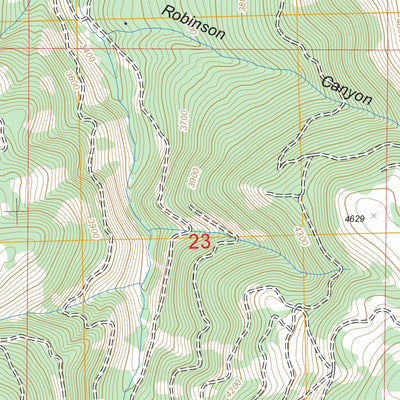 US Forest Service - Topo Carney Butte, OR FSTopo Legacy digital map