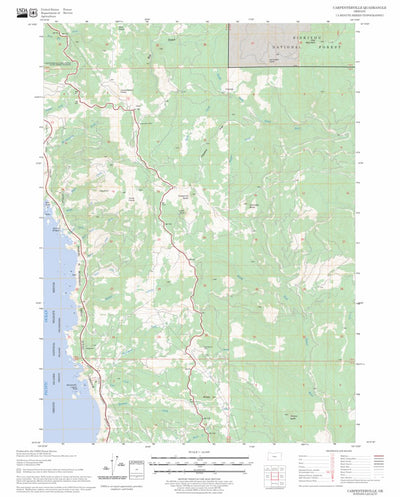 US Forest Service - Topo Carpenterville, OR FSTopo Legacy digital map