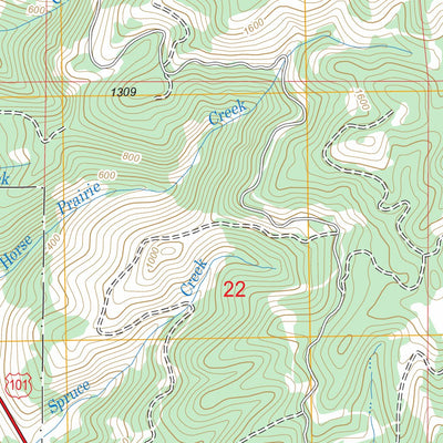 US Forest Service - Topo Carpenterville, OR FSTopo Legacy digital map
