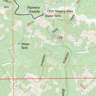 US Forest Service - Topo Carpinteria, CA FSTopo Legacy digital map