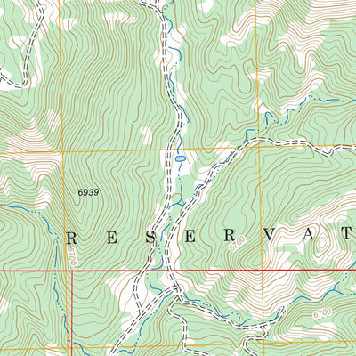 US Forest Service - Topo Carracas, CO FSTopo Legacy digital map