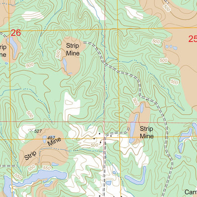 US Forest Service - Topo Carrier Mills, IL FSTopo Legacy digital map