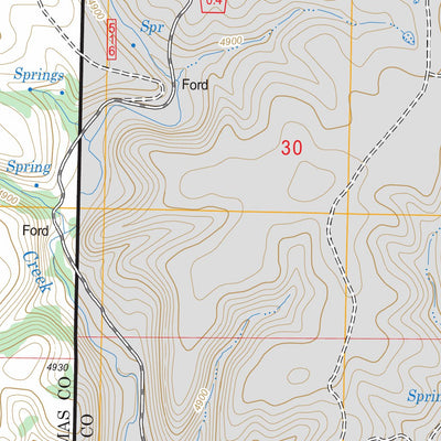 US Forest Service - Topo Carrizo Mountain, CO FSTopo Legacy digital map
