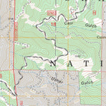 US Forest Service - Topo Carrville, CA FSTopo Legacy digital map