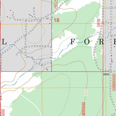 US Forest Service - Topo Carson, NM FSTopo Legacy digital map