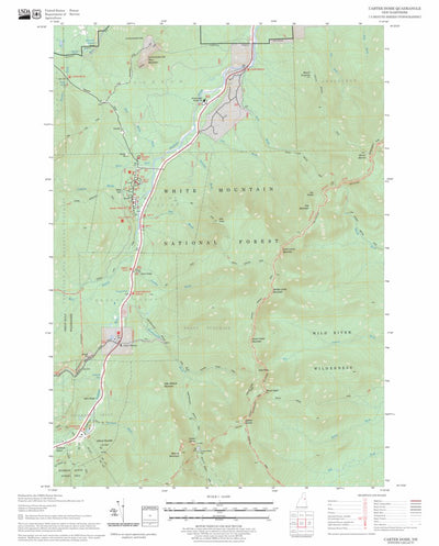 US Forest Service - Topo Carter Dome, NH FSTopo Legacy digital map