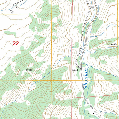 US Forest Service - Topo Carter Mountain, MT FSTopo Legacy digital map