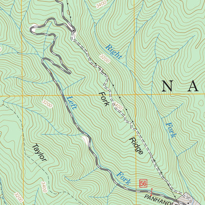 US Forest Service - Topo Carter, TN FSTopo Legacy digital map