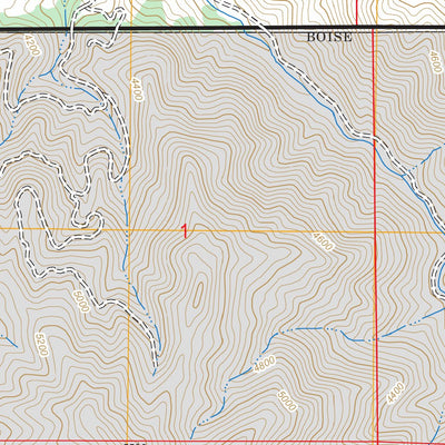 US Forest Service - Topo Cartwright Canyon, ID FSTopo Legacy digital map